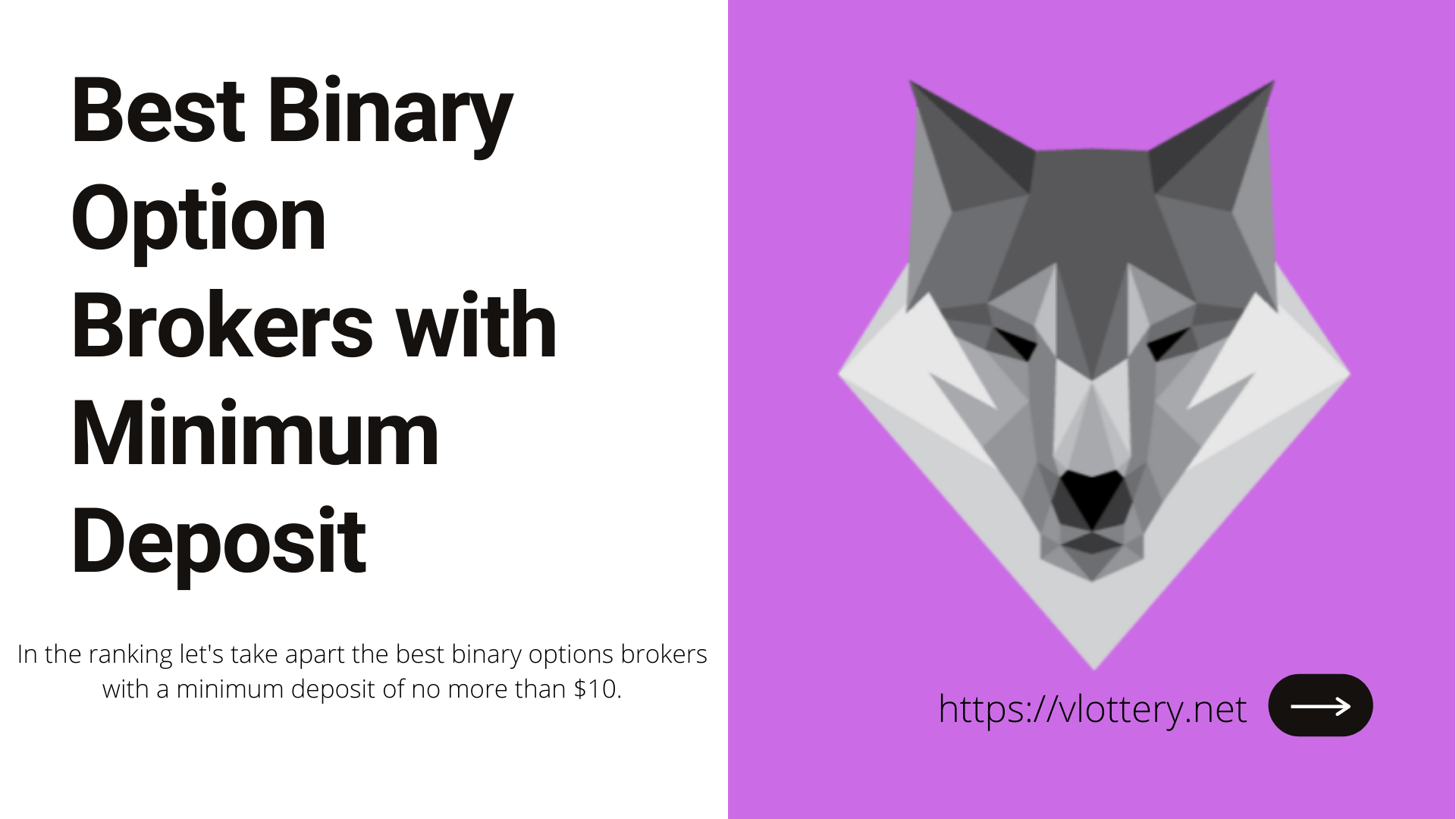 Best Binary Option Brokers with Minimum Deposit