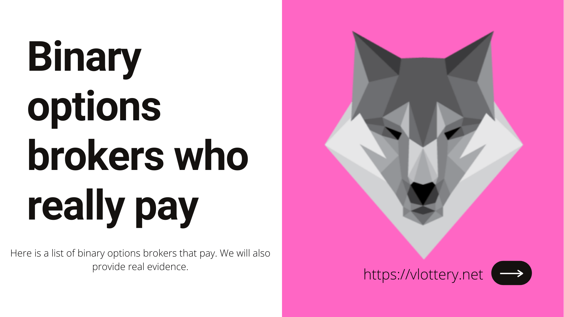 Binary options brokers who really pay