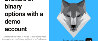 Brokers of binary options with a demo account